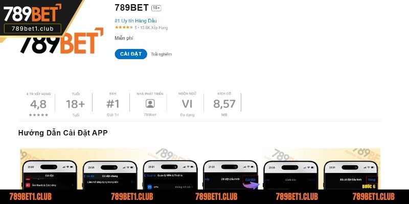 Ứng dụng 789BET mở ra cá cược trong tầm tay