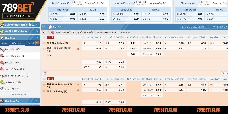 Xả kèo bóng đá 789BET đòi hỏi kết hợp giữa phân tích dữ liệu
