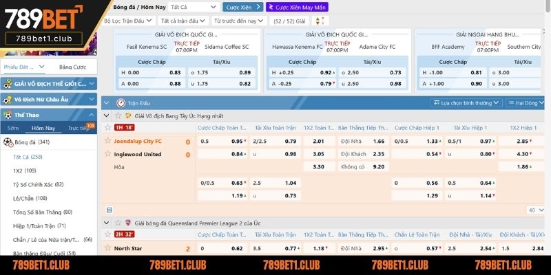 Xả kèo bóng đá 789BET mang đến cơ hội trong tầm tay
